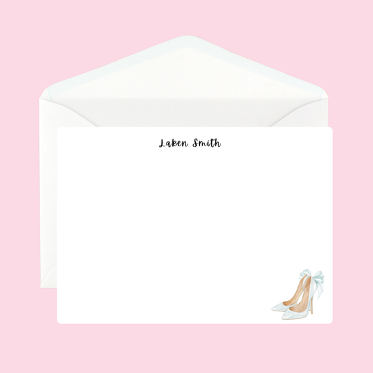 Personalized Bride Notecards