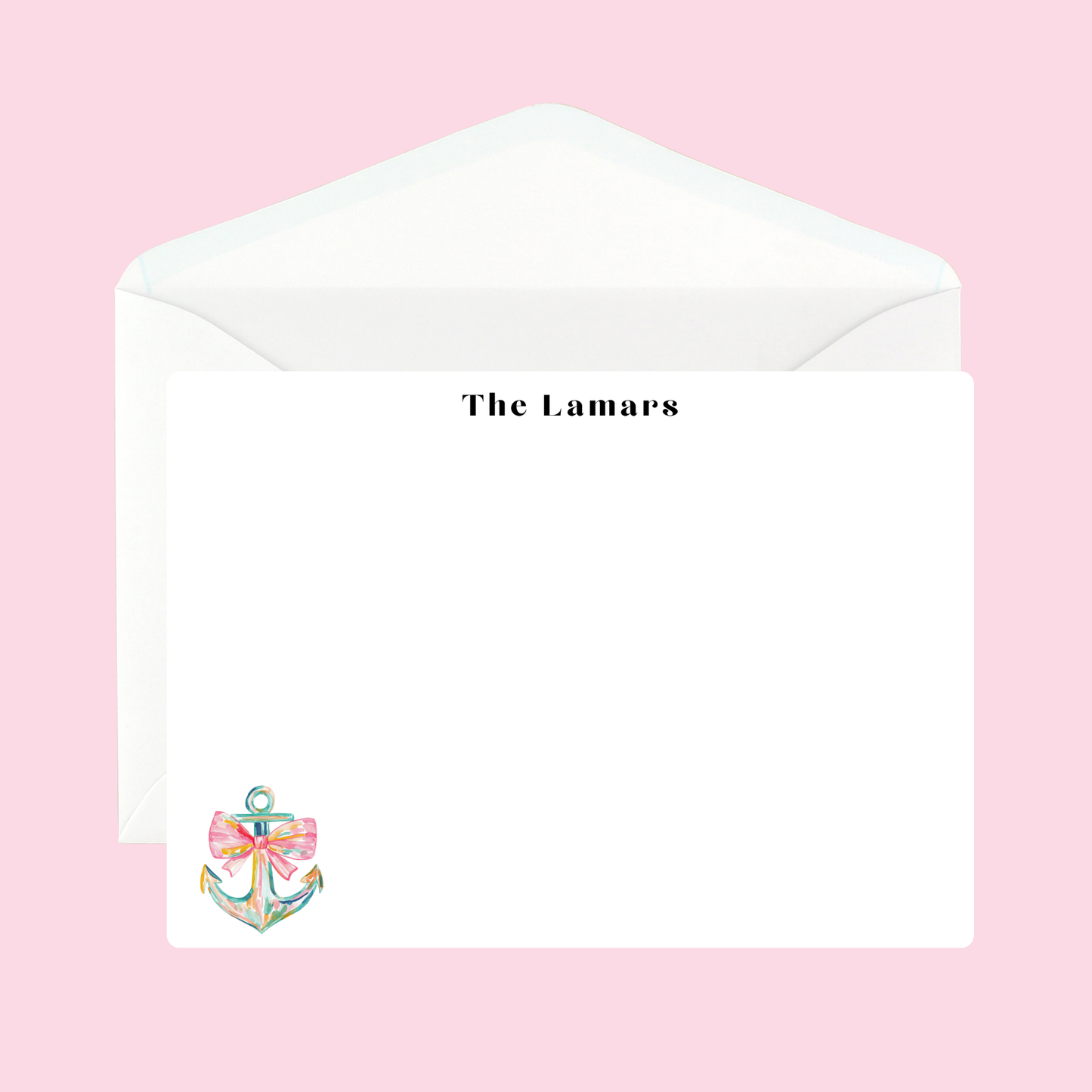 Personalized Anchor Notecards