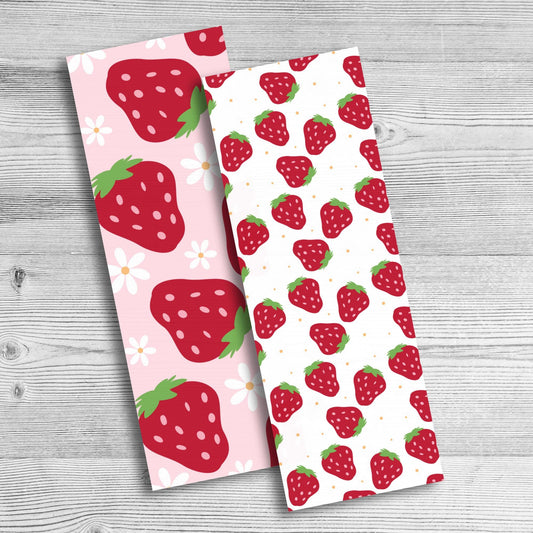Strawberry Bookmark | Set of 2