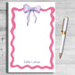 Personalized Bow Notepad