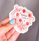 Bookish Girl Sticker