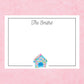 Personalized Birdhouse Notecards