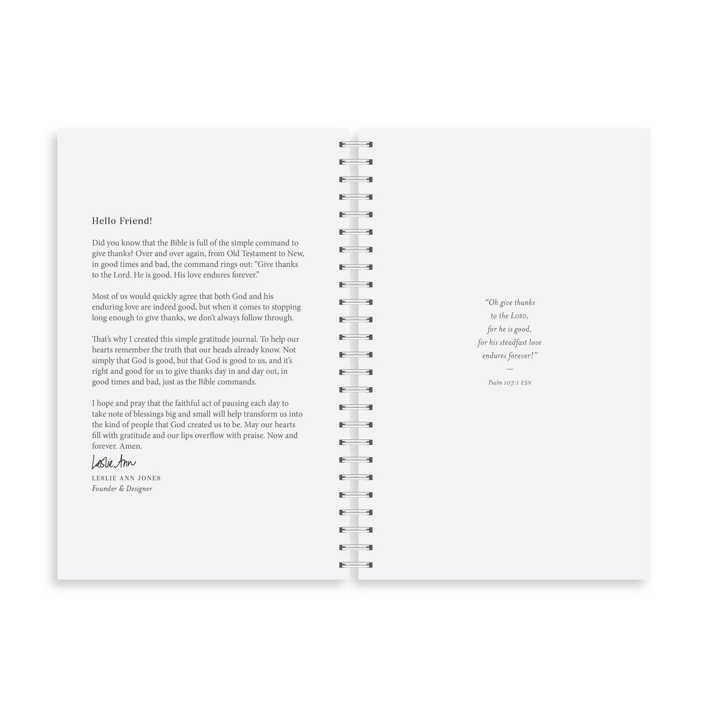 Gratitude Journal, Cherry Orchard
