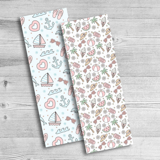 Summer Beach Bookmark | Set of 2
