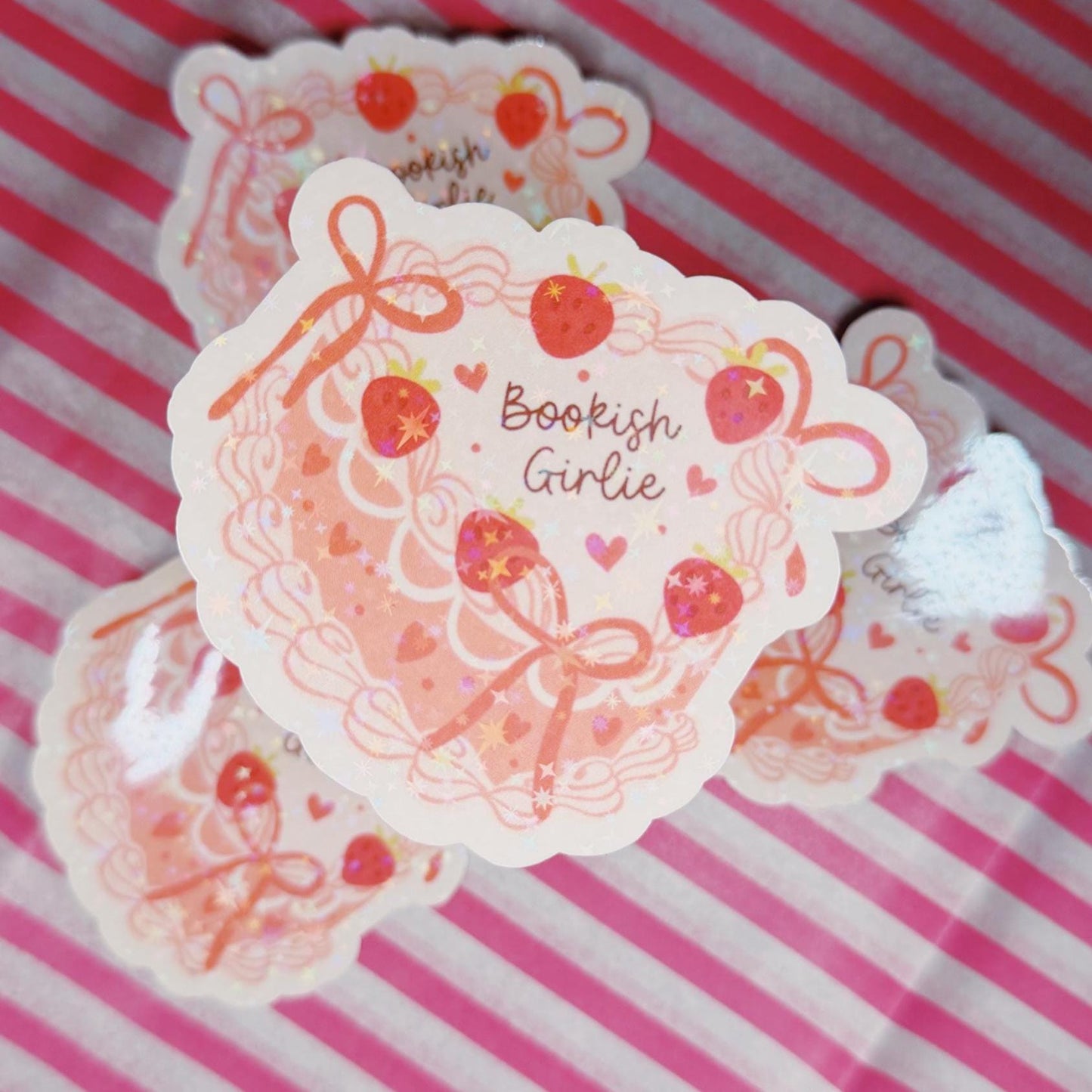 Bookish Girl Sticker