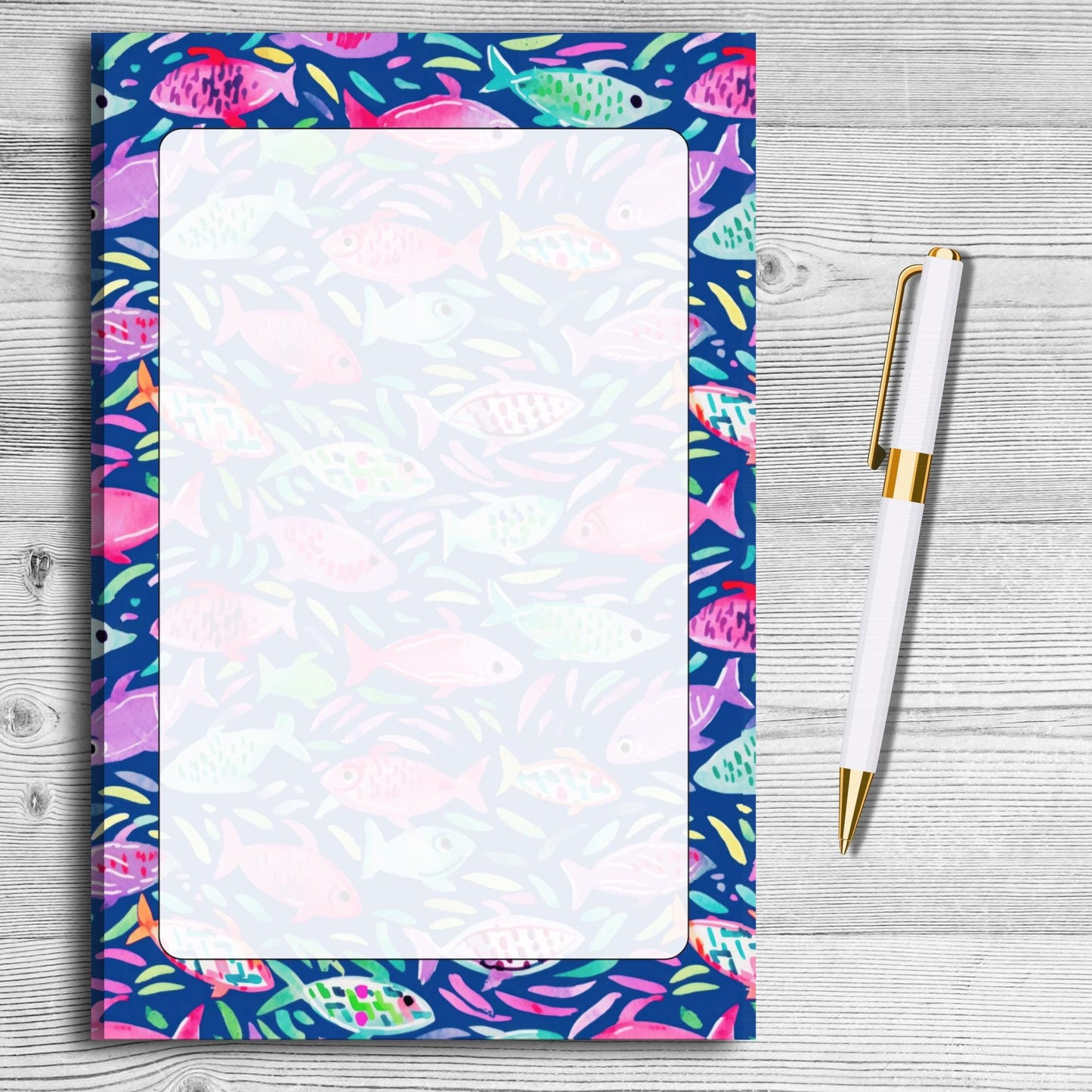 Coastal Fish Notepad