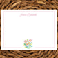 Personalized Flower Notecard