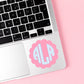 Monogram Circle Sticker