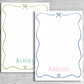 Personalized Bow Notepad