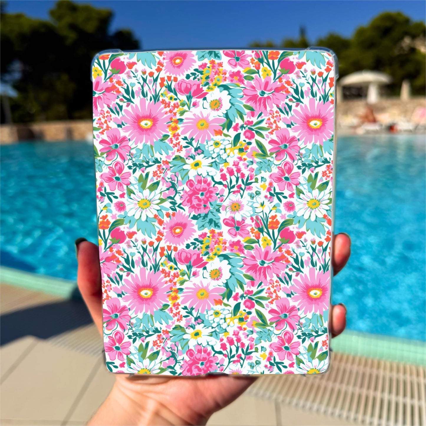 Kindle Clear Case Insert | Pink Floral