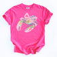 Nautical Toddler Shirt Watercolor Lobster Design Pink Bow Accent Beach Outfit Girl Ocean Animal Theme Summer Clothing Coastal Style Comfort Colors Tee Cotton Casual Wear Vacation Beach Trip Essential Cute Sea Creature Print Toddler Girl