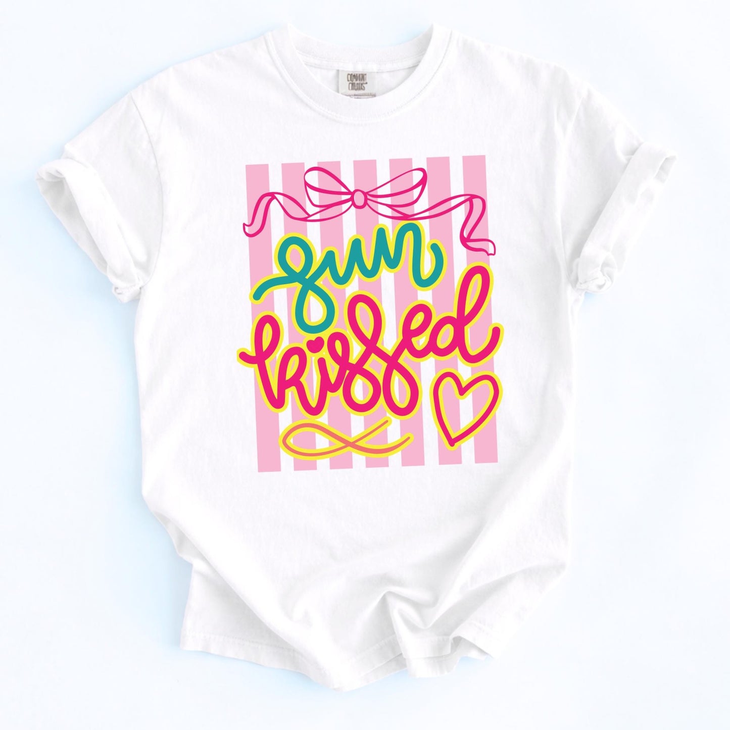 Vacation Shirt Women – Sun Kissed Beach Graphic Tee Resort Wear