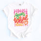 Vacation Shirt Women – Sun Kissed Beach Graphic Tee Resort Wear