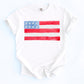 Independence Day Kids Clothing Personalized Fourth July Youth Shirt Watercolor Flag Design American Patriotic Tee Boys Girls Summer Outfit Custom Name Celebration Wear Comfort Colors Premium Cotton Unisex Toddler Shirt Family Matching