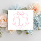 Personalized Thank You Card – Custom Monogram Initial Stationery Set