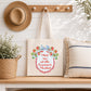 Canvas Tote Bag For Farmers Market Shopping Natural Cotton Grocery Carrier Reusable Market Bag Eco Friendly Shopping Tote Vintage Tomato Artwork Design Sustainable Produce Carrier Weekly Market Trips Essential Sturdy Handle Shopping Bag