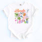 Florida Graphic Tee – Tropical Vacation Women's Beach Souvenir Shirt