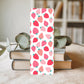 Cute Strawberry Bookmarks Kawaii Fruit Pattern Three Pack Gift Set Pink Floral Design Laminated Page Markers Book Lover Present Reading Accessory Student Supplies Teacher Appreciation Gift Journal Planner Essential Durable Construction
