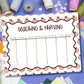Weekly Lesson Planner For Teachers Apple Border Stationery Design Tearaway Planning Sheets Desk Notepad Organizer Seven Daily Columns Task Management System Classroom Schedule Tracker Teaching Thriving Theme Pink Apple Frame Design Premium