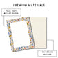 Botanical Insect Notepad – 50sheet Writing Pad Garden Theme