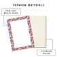 Christian Stationery Paper – Floral Border Faith Themed Writing Sheets
