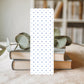 Teacher Appreciation Gift Laminated Bookmark Set Waterproof Reading Accessories Blue White Floral Design Coastal Pattern Collection Thoughtful Book Lover Present Page Marker Set Literary Accessories Durable Rounded Corners Cottage Core