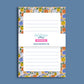 Pumpkin Notepad Fall Stationery Gift For Teacher Appreciation Autumn Writing Pad Seasonal Desk Supplies Colorful Orange Yellow Blue Purple Pumpkin Design Lined Pages Tear Away Sheets Office Organization List Maker Thanksgiving Planning