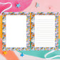 Bird Theme Stationery Duck Notepad Gift Fifty Lined Sheets Tearaway Writing Pad Cute Office Supplies Colorful Design Animal Lover Daily Notes Premium Paper Quality Blue Background Five By Seven Inches Desk Organization Home Office Workspace