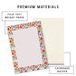 Autumn Writing Pad Fall Stationery Collection Pumpkin Harvest Design Lined Paper Sheets Shopping List Organizer Daily Planner Essential Office Desk Supply Teacher Gift Perfect Seasonal Decor Tear Away Pages Premium Quality Paper Chipboard
