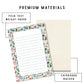 Lined Writing Paper Notepad Student Homework Organizer Dinosaur Theme Kids School Supplies 50 Tear Away Sheets Premium Quality Paper Classroom Teacher Resources Creative Writing Pad Daily Assignment Notes Castle Border Design Fantasy