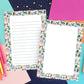 Kids School Supplies Dinosaur Notepad Lined Sheets Student Homework Pad Premium Writing Paper 50 Tear Away Pages Classroom Teacher Resources Daily Assignment Organizer Creative Writing Notes Castle Theme Border Design Educational Stationery