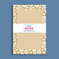 Vintage Floral Notepad Retro Botanical Writing Pad 50 Sheet Tearaway Pages Desk Organizer Office Supplies Daily Notes To Do Lists Memo Pad Daisy Pattern Olive Green Pink Cream Orange Flowers Tan Pages Premium Paper Quality Thoughtful Gift