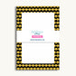 Writing Tablet Premium Quality Black Gold Geometric Pattern Scalloped Border Design 5x7 Notepad 50 Sheets Chipboard Backing Teacher Appreciation Gift Coworker Present Office Desk Accessory Daily Planning Tool List Making Memo Pad
