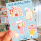 Floral School Days Sticker Sheet
